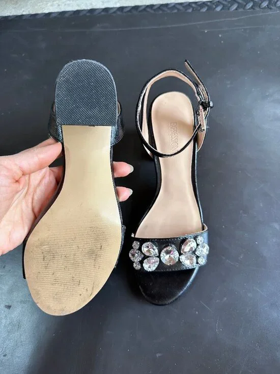 Expression Jewelled Block Heels - Picture 4 of 5